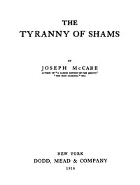 The Tyranny of Shams — Joseph McCabe cover