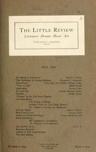 The Little Review, May 1914 (Vol. 1., No. 3) cover