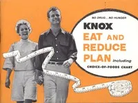 Knox Eat and Reduce Plan; Including Choice-of-Foods Chart — Charles B. Knox Gelatine Co. cover