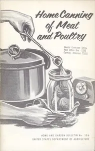 Home Canning of Meat and Poultry — United States. Agricultural Research Service. Consumer and Food Economics Research Division cover