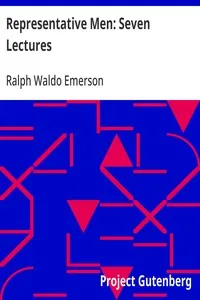 Representative Men: Seven Lectures — Ralph Waldo Emerson cover