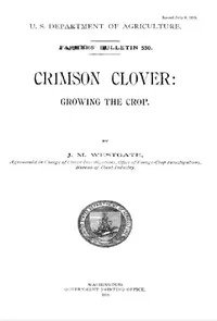 Crimson Clover: Growing the Crop — J. M. (John Minton) Westgate cover