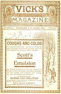 Vick's Illustrated Monthly Magazine, Volume 17, No. 5, March, 1894 cover