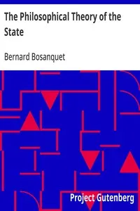 The Philosophical Theory of the State cover