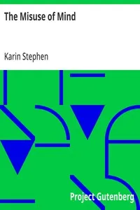 The Misuse of Mind — Karin Stephen cover