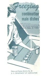 Freezing Combination Main Dishes cover