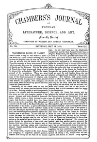 Chambers's Journal of Popular Literature, Science, and Art, No. 751, May 18, 1878 cover