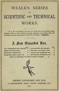 Weale's Series of Scientific and Technical Works — Crosby Lockwood and Son cover
