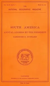 The National Geographic Magazine, Vol. III. (Complete), 1891 — Various cover