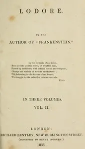 Lodore, Vol. 2 (of 3) — Mary Wollstonecraft Shelley cover