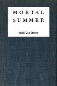 Mortal Summer — Mark Van Doren cover
