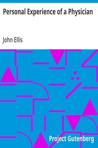 Personal Experience of a Physician — John Ellis cover