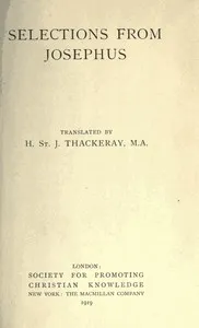Selections From Josephus — Flavius Josephus cover