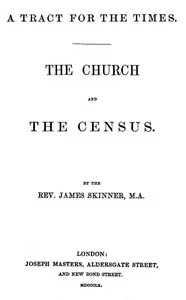 A Tract for the Times: The Church and the Census — James Skinner cover