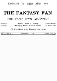 The Fantasy Fan, Volume 2, Number 4, December 1934 — Various cover