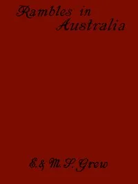 Rambles in Australia cover
