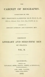 Lives of the most eminent literary and scientific men of France, Vol. 2 (of 2) — Mary Wollstonecraft Shelley cover