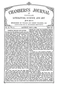 Chambers's Journal of Popular Literature, Science, and Art, Fifth Series, No. 18, Vol. I, May 3, 1884 cover