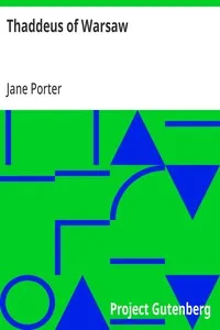 Thaddeus of Warsaw — Jane Porter cover