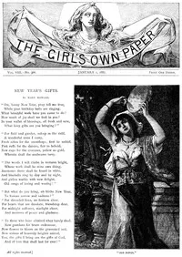 The Girl's Own Paper, Vol. VIII, No. 366, January 1, 1887 cover