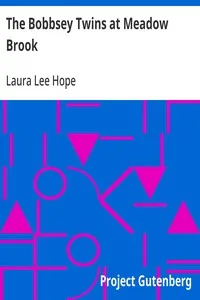 The Bobbsey Twins at Meadow Brook — Laura Lee Hope cover