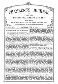 Chambers's Journal of Popular Literature, Science, and Art, Fifth Series, No. 24, Vol. I, June 14, 1884 — Anonymous cover