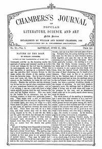 Chambers's Journal of Popular Literature, Science, and Art, Fifth Series, No. 25, Vol. I, June 21, 1884 — Various cover