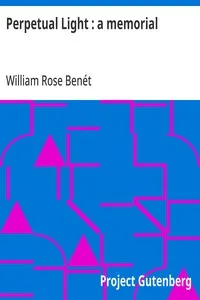 Perpetual Light : a memorial cover