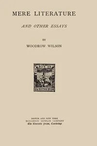 Mere literature, and other essays cover