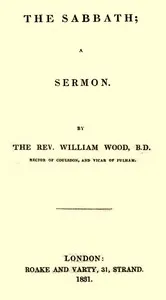 The Sabbath: A Sermon — John Warton cover