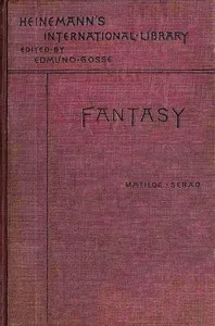 Fantasy: A Novel — Matilde Serao cover