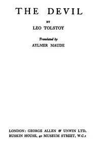 The Devil — Leo, graf Tolstoy cover