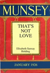 That's Not Love — Elisabeth Sanxay Holding cover