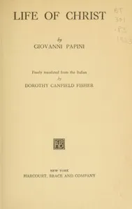 Life of Christ — Giovanni Papini cover