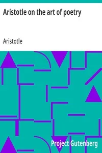Aristotle on the art of poetry — Aristotle cover