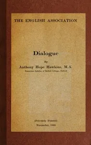 Dialogue — Anthony Hope cover
