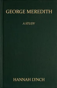 George Meredith: A Study — Hannah Lynch cover