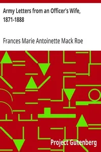 Army Letters from an Officer's Wife, 1871-1888 — Frances Marie Antoinette Mack Roe cover