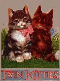 My twin kitties — Edna Groff Deihl cover
