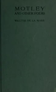 Motley, and other poems cover