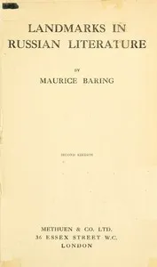 Landmarks in Russian literature — Maurice Baring cover