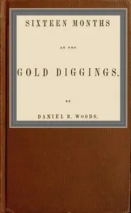 Sixteen months at the gold diggings — Daniel B. Woods cover