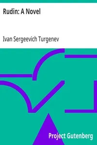 Rudin: A Novel — Ivan Sergeevich Turgenev cover