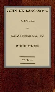 John de Lancaster: a novel; vol. III. cover