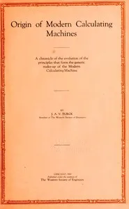Origin of modern calculating machines cover