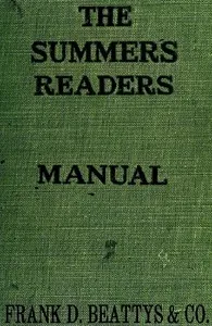 The Summers readers: manual, first lessons in reading — Maud Summers cover