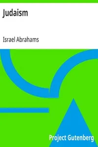 Judaism — Israel Abrahams cover