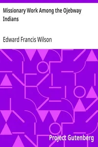 Missionary Work Among the Ojebway Indians cover