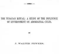 The Tusayan ritual: A study on the influence of environment on aboriginal cults cover