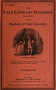 The Yale literary magazine (Vol. LXXXIX, No. 3, December 1923) cover